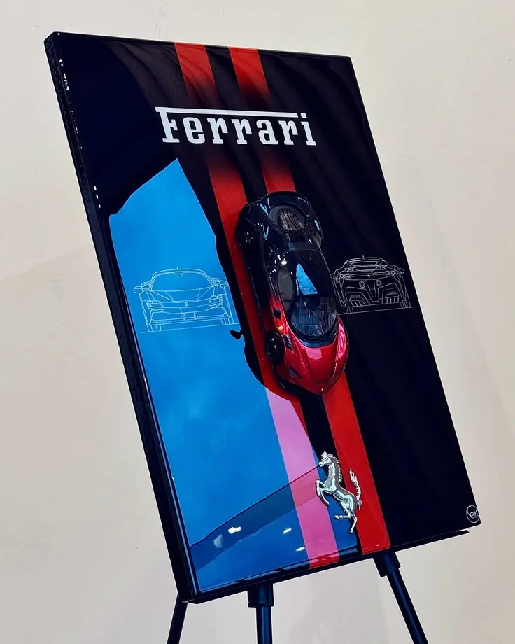 Ferrari & Maserati — design, advertising and POS materials