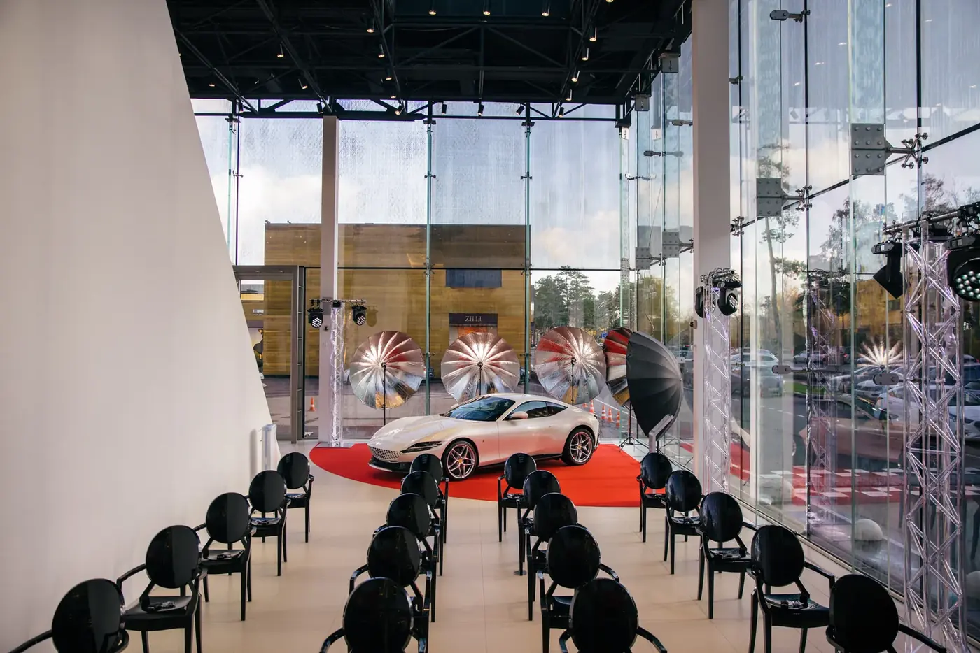 Mercury — Ferrari showroom presentation